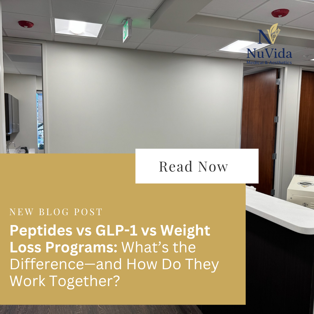 Peptides vs GLP-1 vs Weight Loss Programs: What’s the Difference—and How Do They Work Together?