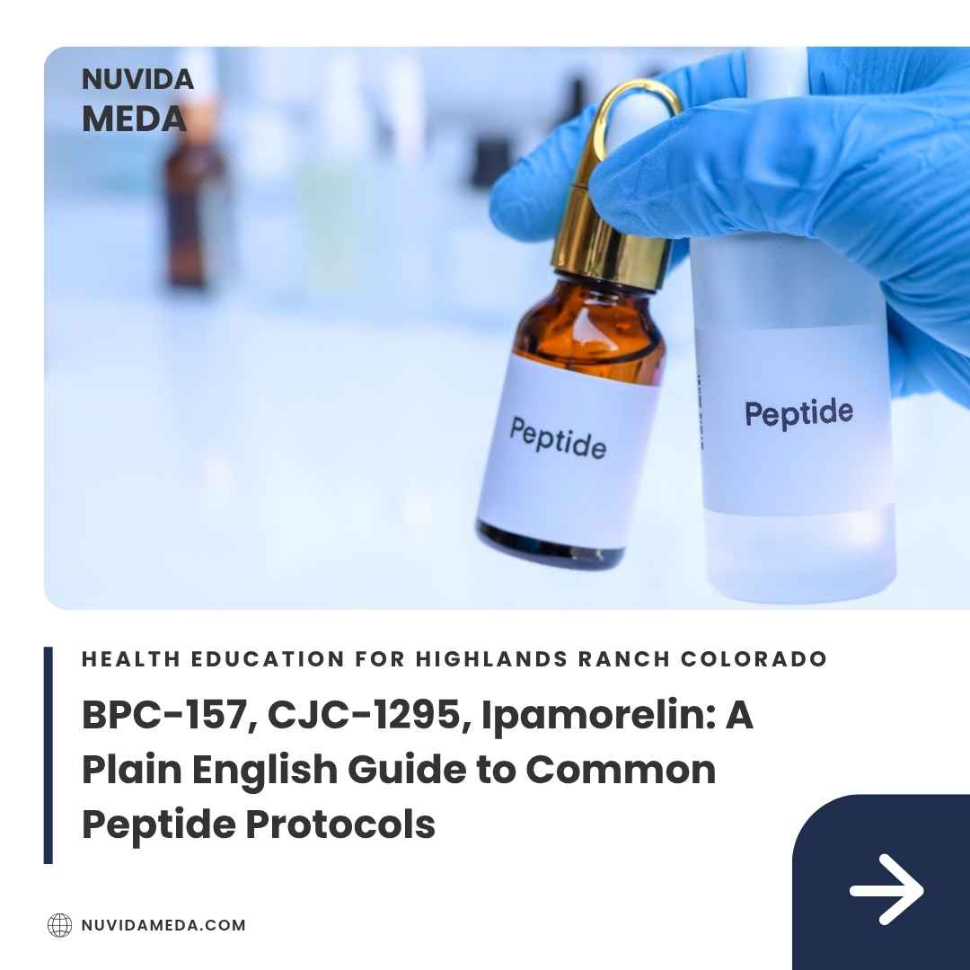 BPC-157, CJC-1295, Ipamorelin: A Plain English Guide to Common Peptide Protocols