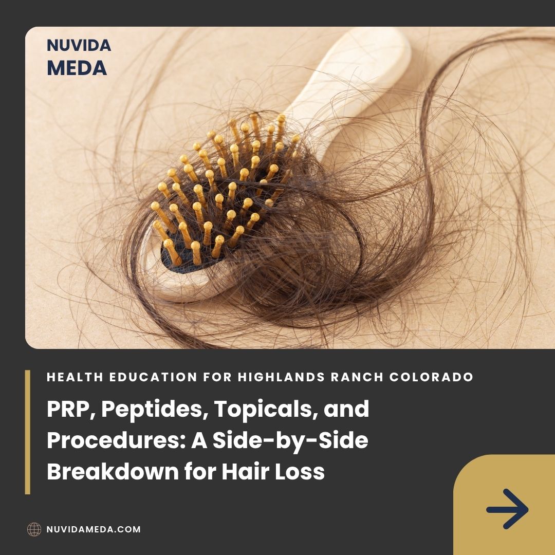PRP, Peptides, Topicals, and Procedures: A Side-by-Side Breakdown for Hair Loss