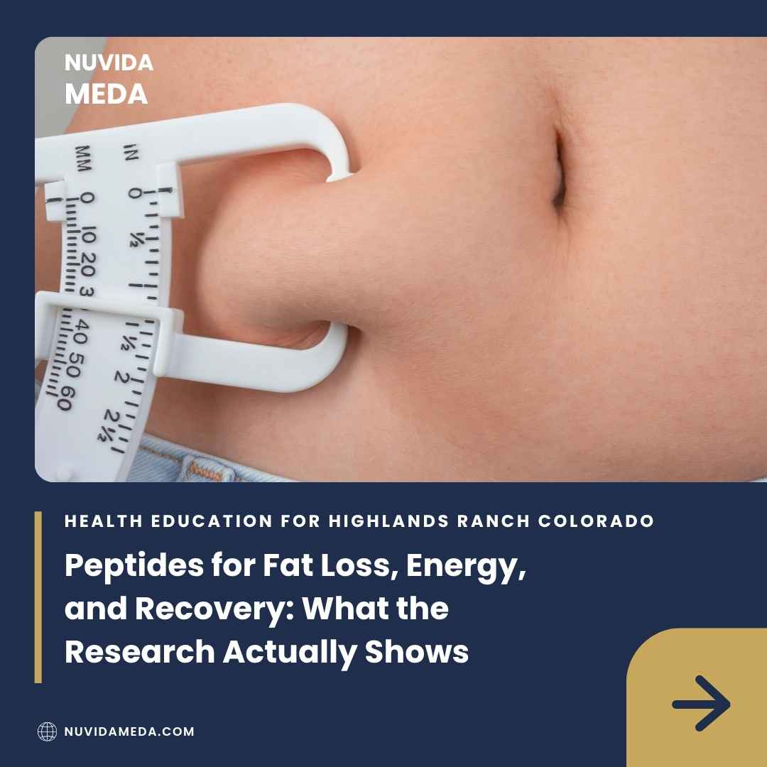 Peptides for Fat Loss, Energy, and Recovery: What the Research Actually Shows
