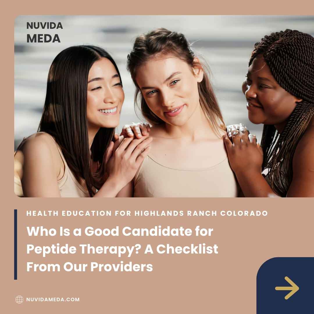 Who Is a Good Candidate for Peptide Therapy? A Checklist From Our Providers