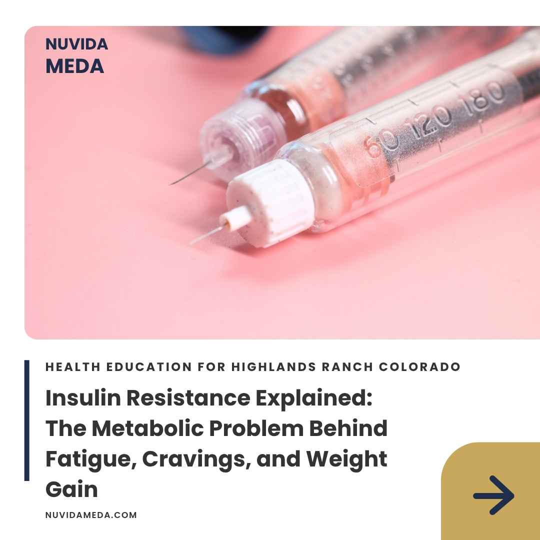 Insulin Resistance Explained: The Metabolic Problem Behind Fatigue, Cravings, and Weight Gain